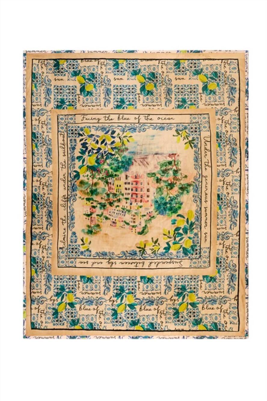 NEW JOHNNY WAS olympe travel blanket in beige